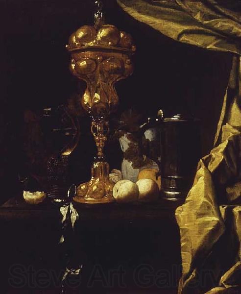 COUWENBERGH, Christiaen van Still Life with a Silver Gilt Cup France oil painting art